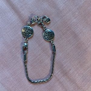 Brighton silver bracelet (for charms)